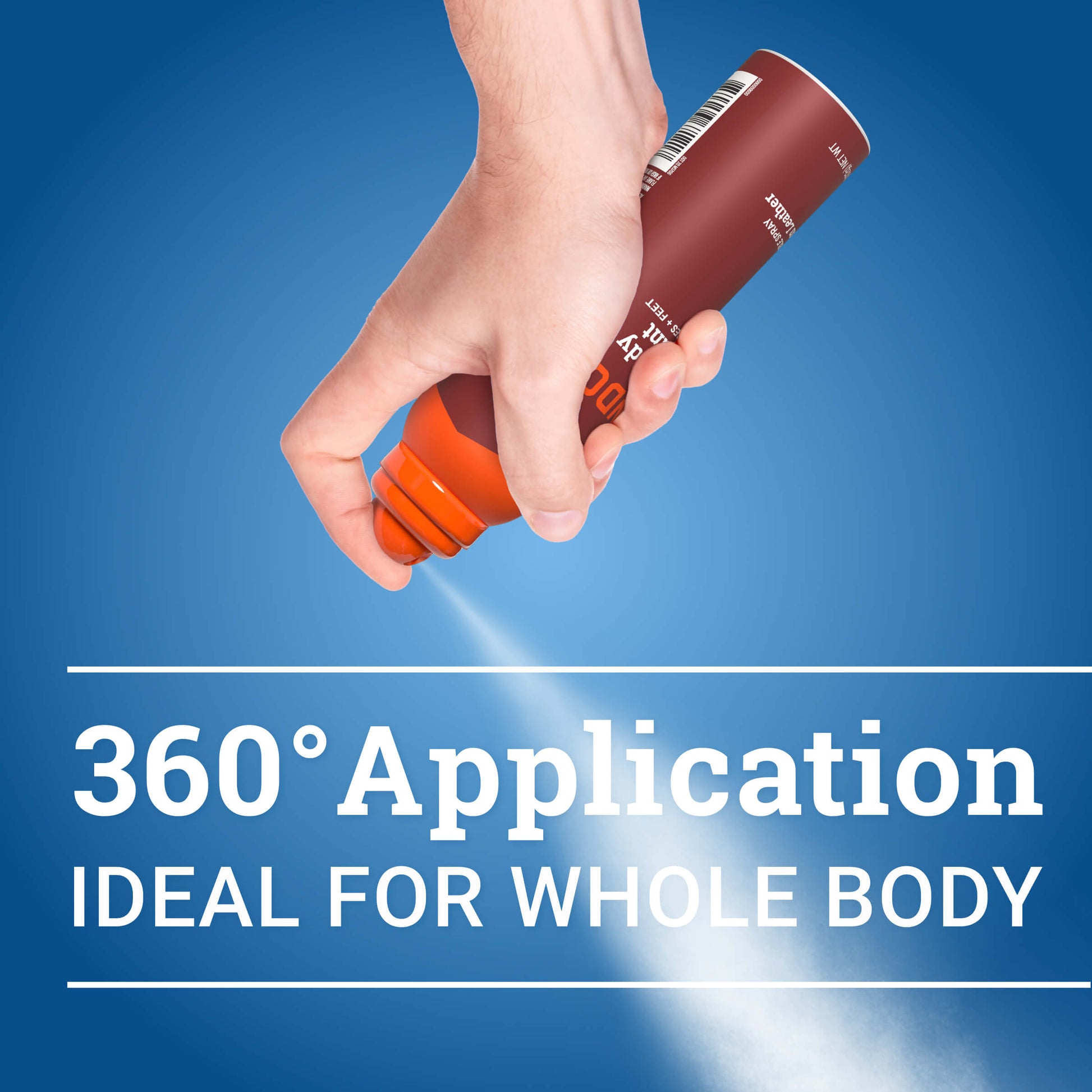 Red-can-spray-deodorant-bourbon-leather-invisible-spray-orange-top-aluminum-free-360-application